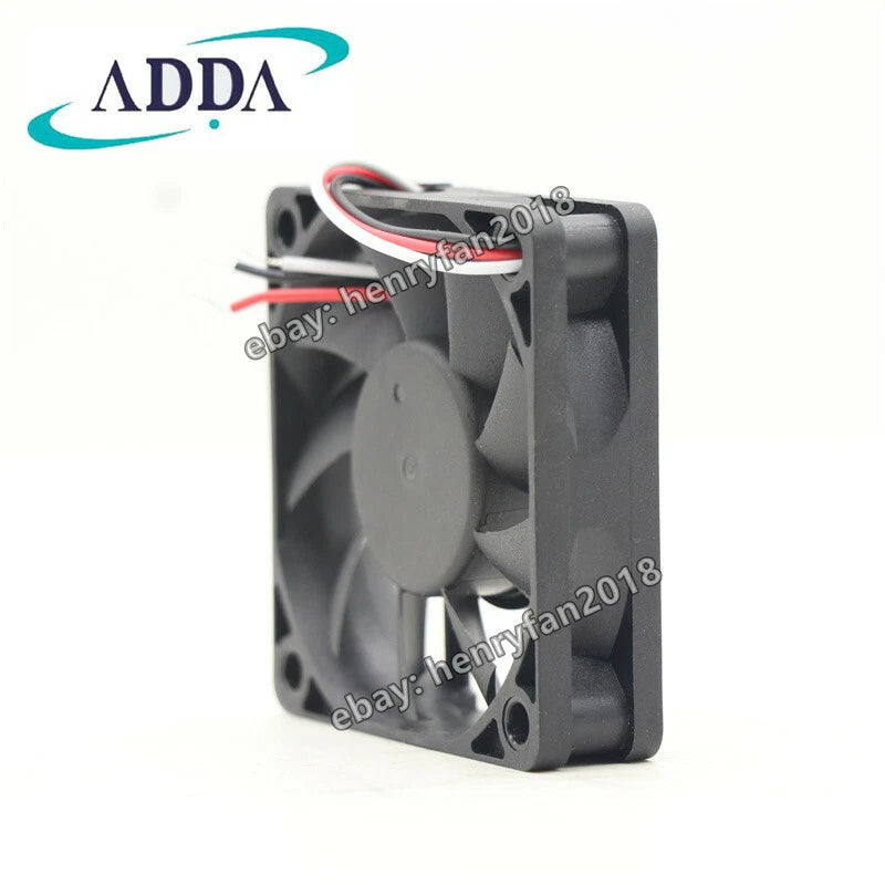 ADDA AG06012UX159301 Axial Fan 12VDC 0.17A 60*60*15MM 3-wire Case Cooling Fan