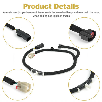 Truck Bed Light Jumper Harness For Ford F-150 2021-2025 ML3Z-14A411-F
