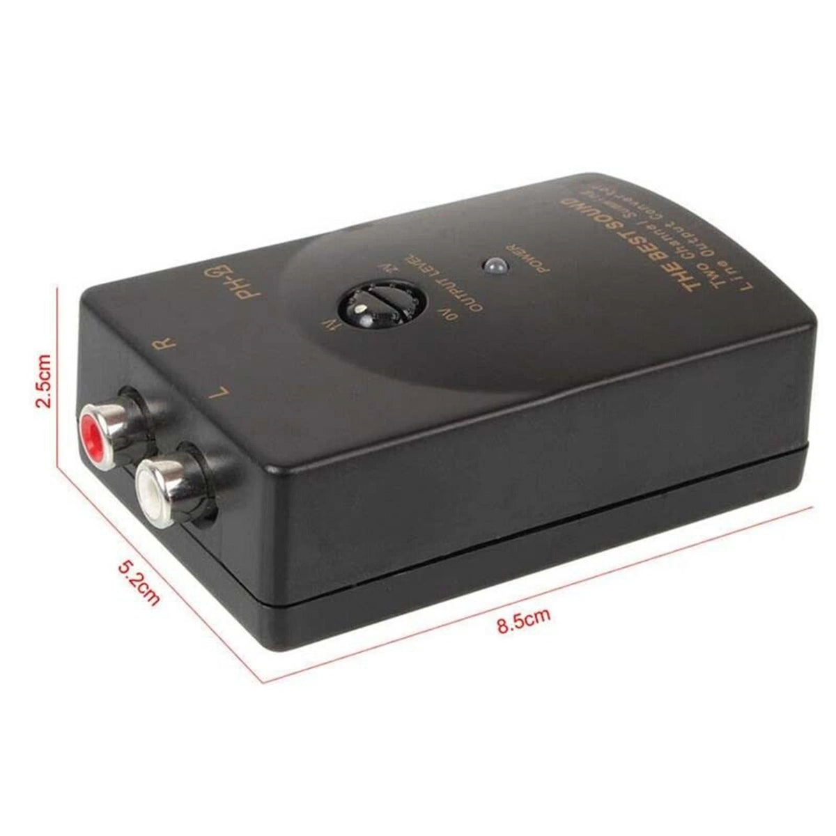 Car Stereo Speaker Outputs To RCA Outputs Speaker Level Converter With Cable