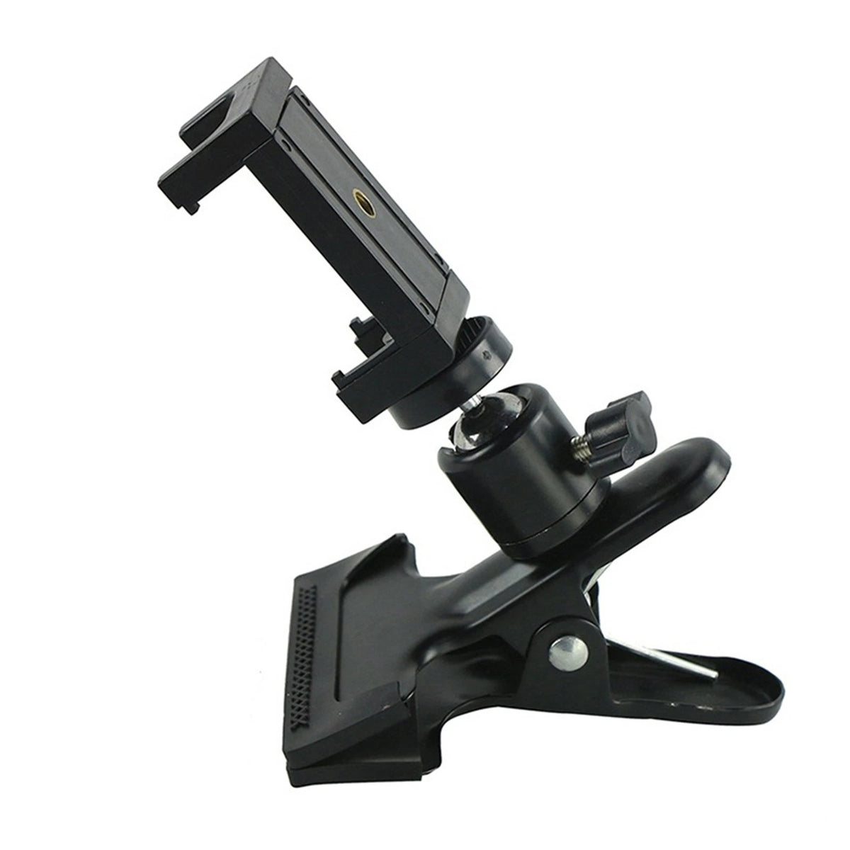 Camera Flash Light Clip Clamp Speedlite Holder Bracket with 360 Swivel Ballhead