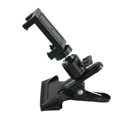 Camera Flash Light Clip Clamp Speedlite Holder Bracket with 360 Swivel Ballhead