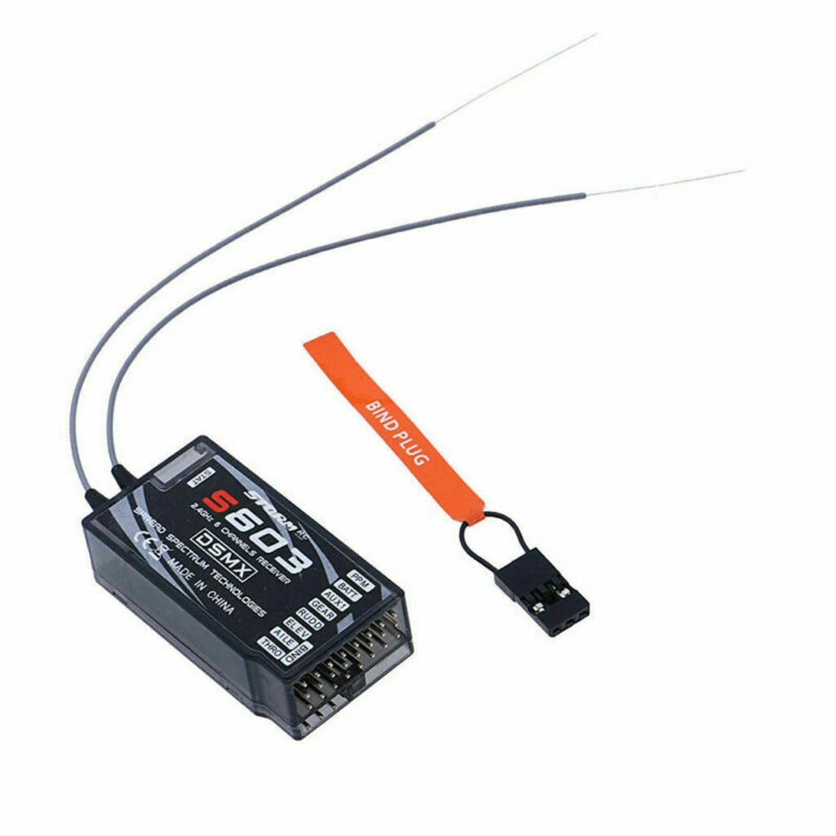 2 Modes S603 Receiver 6CH 2.4GHz For JR SPECTRUM DSM-X DSM2 Transmitter