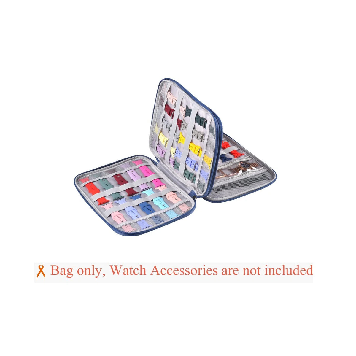 ZFZGFRCS Watch Band Storage Case Less than 2 inches (thickness), Blue-Purple