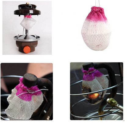 50 Pack Outdoor Camping Gas Lamp Lantern Mantles Pressure Lantern Mantle 100mm