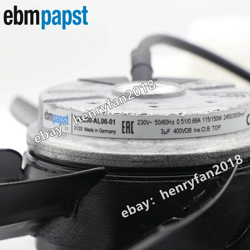 Ebmpapst Fan A2E250-AL06-01 Axial Fan AC 230V 0.51A 115/150W ??250MM Cooling Fan