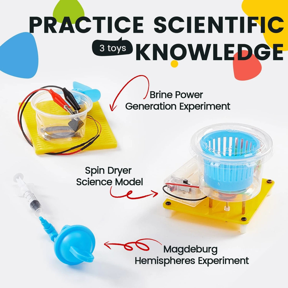 6-in-1 STEM Science Kits for Kids Age 8-12, Home 5.91 x 10.04 x 4.72 inches