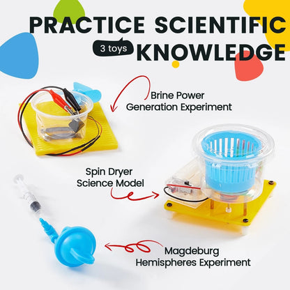 6-in-1 STEM Science Kits for Kids Age 8-12, Home 5.91 x 10.04 x 4.72 inches