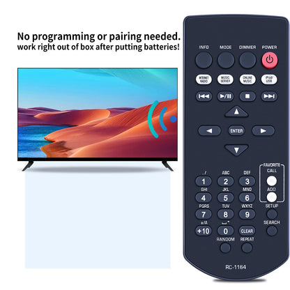 RC-1164 Remote Control Suitable For Denon Network Player DNPF109 Controller