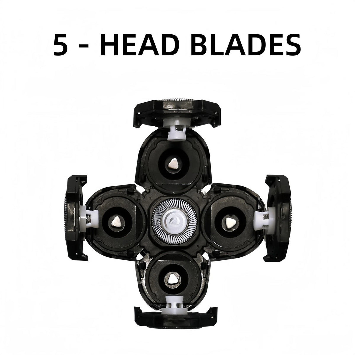 3 pcs Blades Refills Compatible with Freebird Head Shaver, 5 3pcs, Silver