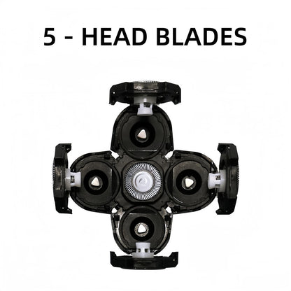 3 pcs Blades Refills Compatible with Freebird Head Shaver, 5 3pcs, Silver