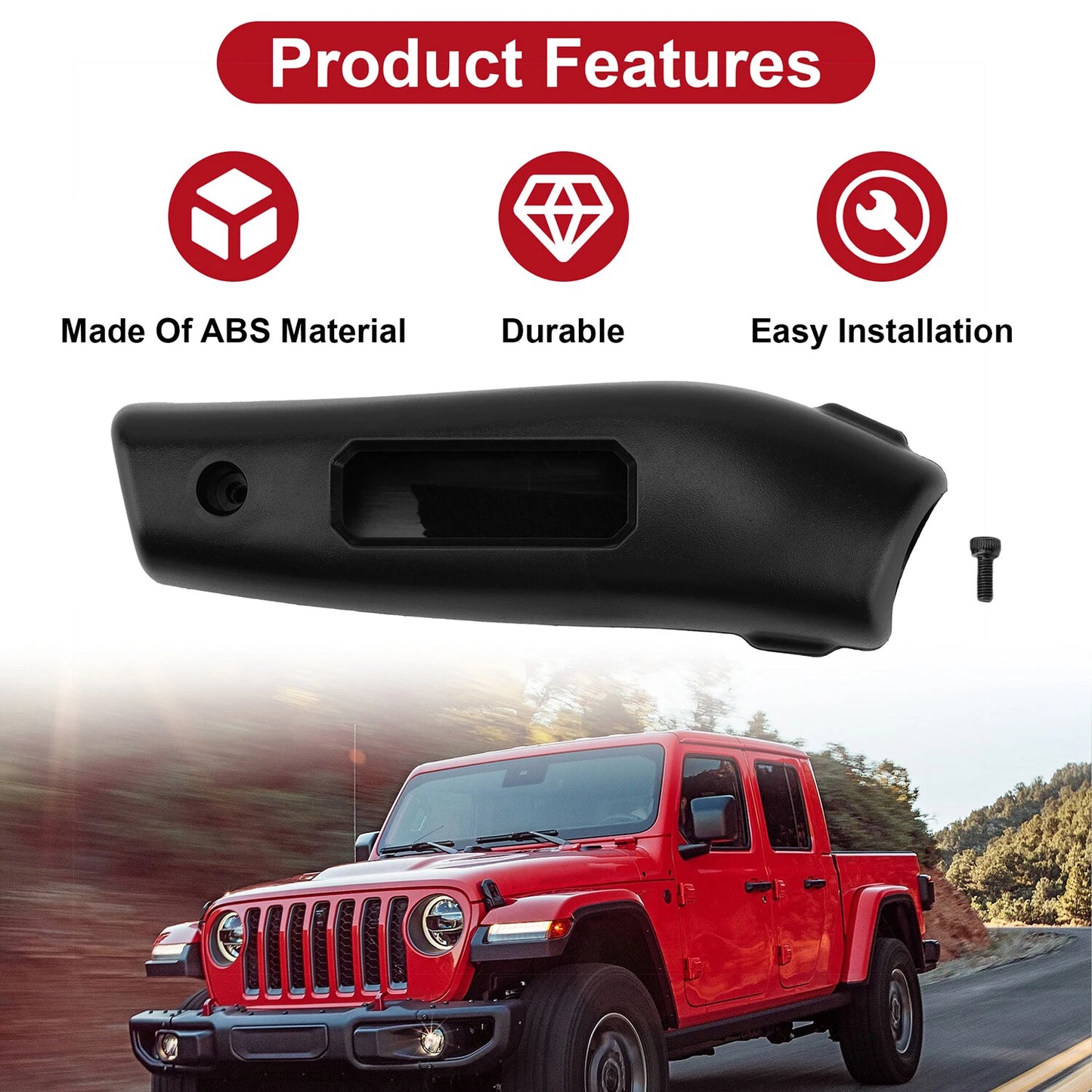 Turn Signal Lever Turn Rod Extension Extender for Jeep Wrangler JL JT 2018-2024