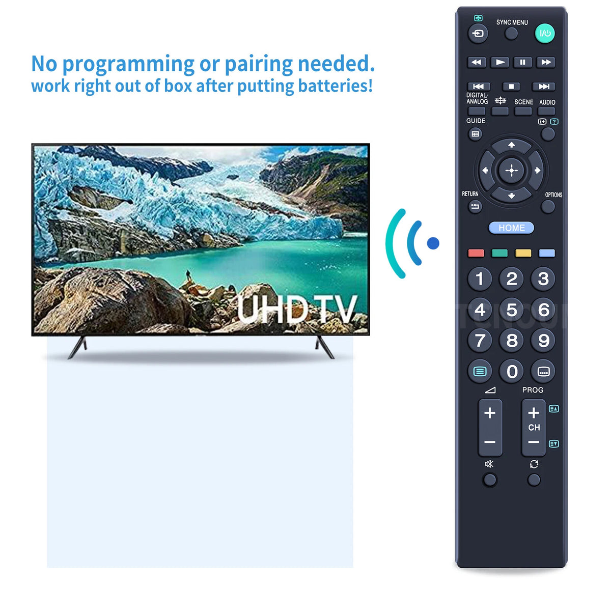 RM-ED046 Remote Control For Sony TV KDL-32BX320 KDL-22BX320 KDL-26BX320