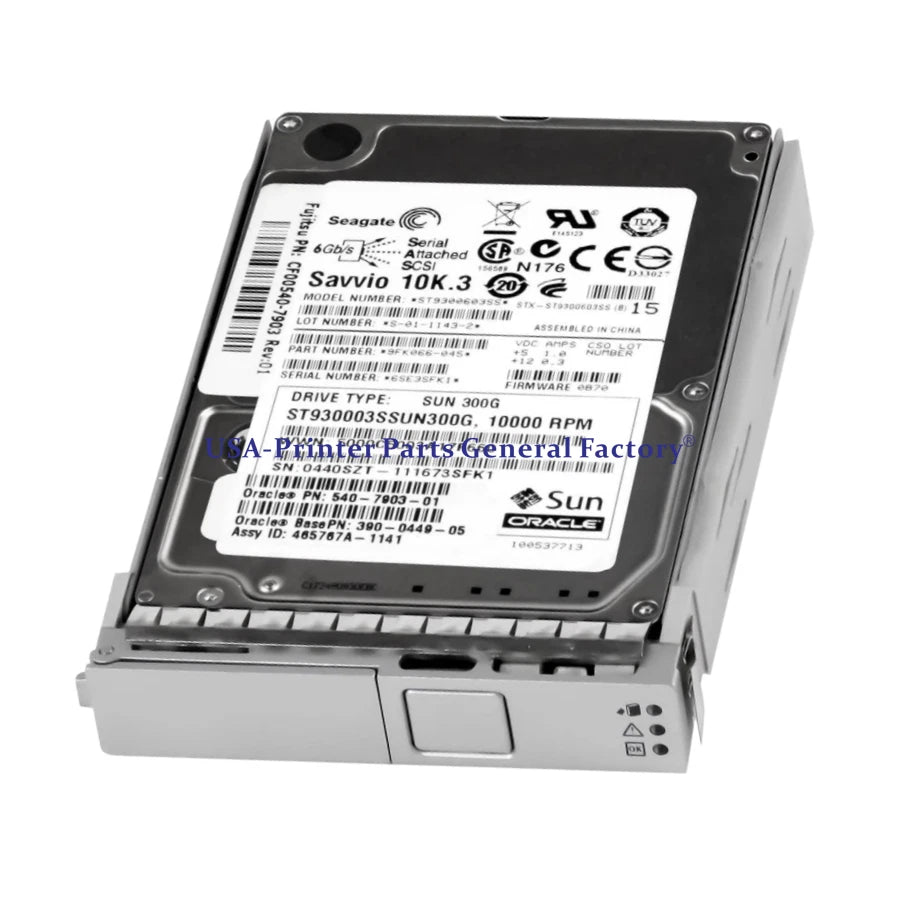 Compatible For SUN 390-0449-05 ST930003SSUN300G 300GB 10K SFF 2.5" SAS HDD