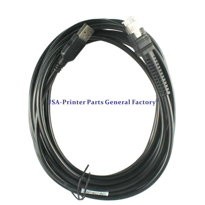 16.5FT Straight USB Cable For Zebra DS3608 LI3608 DS3678 LI3678 Scanner