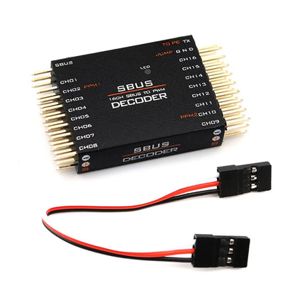PWM Converters 16CH SBUS to PWM/PPM Decoder For Futaba For Frsky Transmitter
