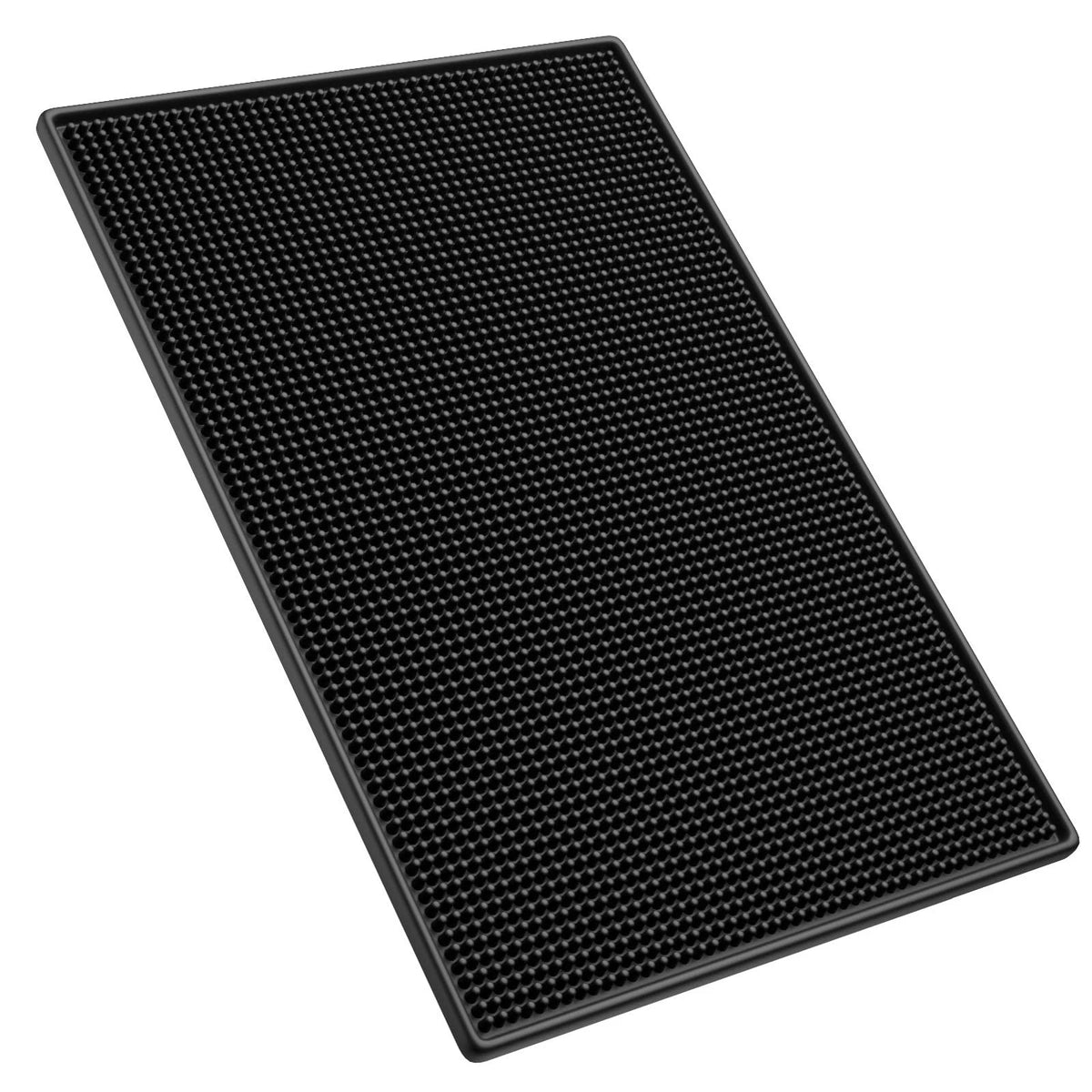 Noverlife Barber Station Mat for Hair 18x12x0.4 Inch (Pack of 1), Black