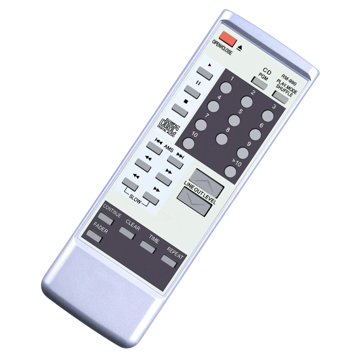 RM-990 Replacement Remote Control For Sony CD Player CDP497 CDP590 CDP790