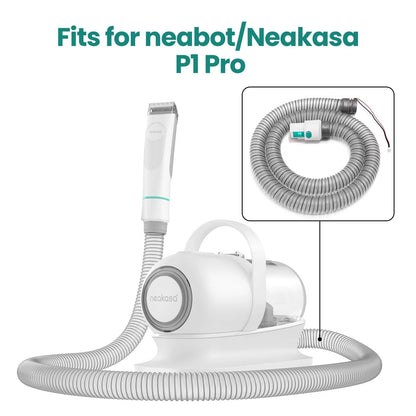 Neakasa Hose Replacement for P1 Pro Pet Grooming Kit & 59 inches, Transparent