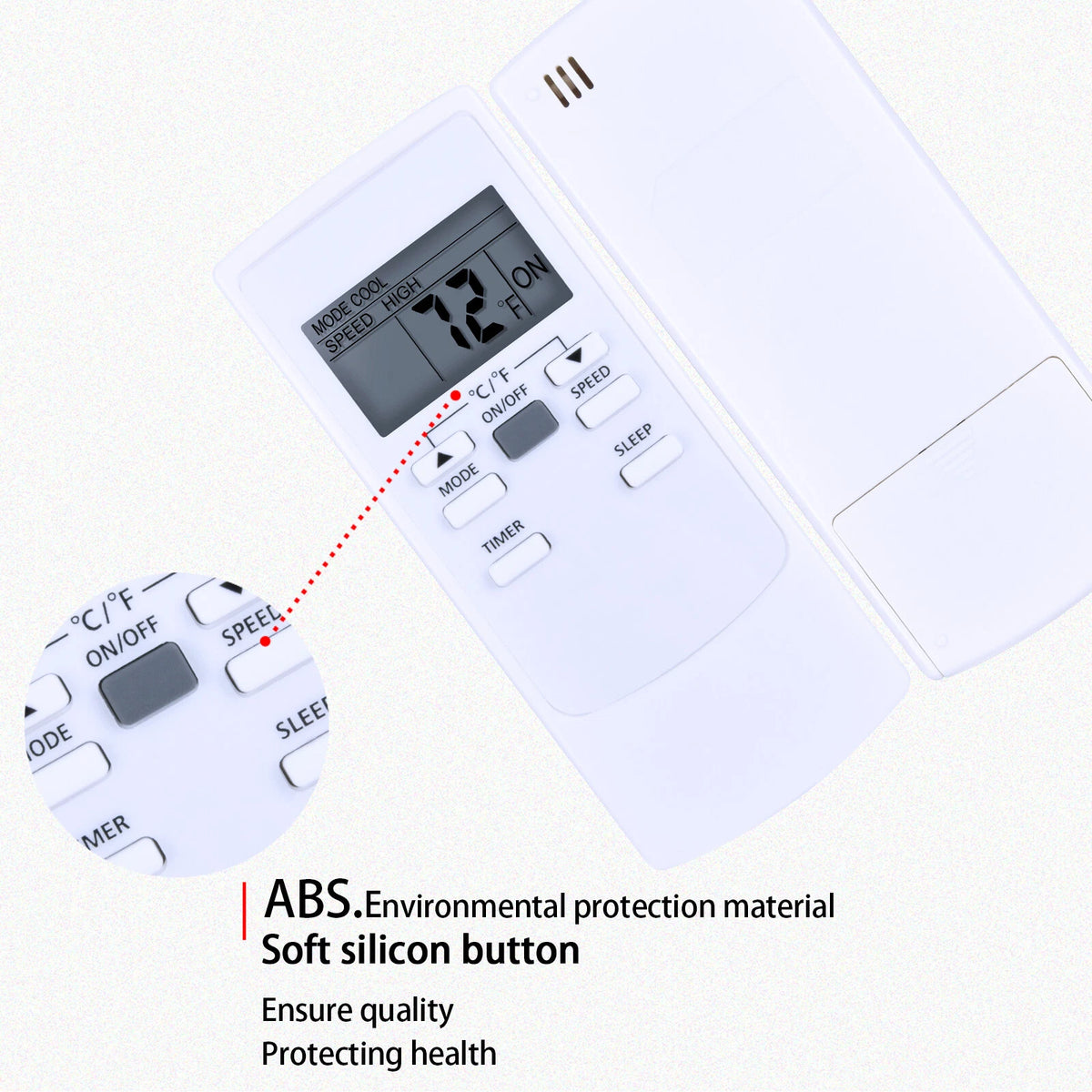 Remote Control For Honeywell HL10CESWB HL10CESWG HL10CESWK HL10CESWW HL12CESWB