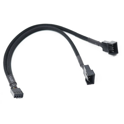 4Pin 1 To 2 Fan Extension Splitter Cable 4Pin 1 To 2 Fan Extension Cable F