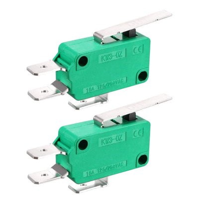 uxcell 2PCS KW3-OZ 16A 125/250VAC SPDT NO NC Hinge Lever Type Micro Limit...