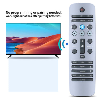 Remote Control For Philips Fidelio E6 E6/12 E6/93 Sound Bar Speaker System