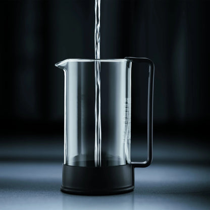 Bodum 12oz Brazil French Press Coffee Maker, High-Heat 12oz, Black