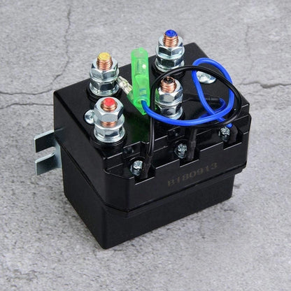Winch Solenoid Relay, Contactor Reversing Relay for 1500-5000lb ATV...