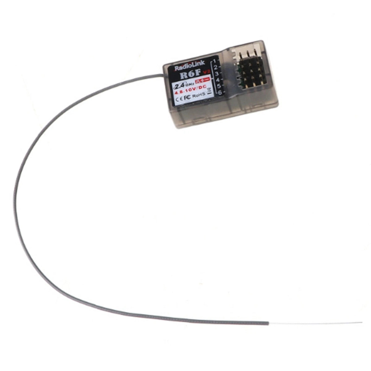 R6FG 2.4Ghz 6CH Gyro RC Receiver for RC6GS RC4GS RC4G T8FB Radiolink Transmitter