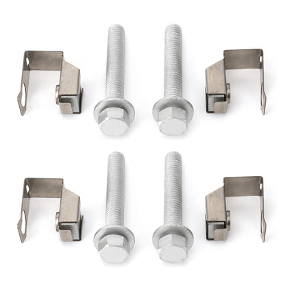 4 Pack Exhaust Manifold Bolts U Nuts Kit 03442 For Dodge Ram 1500