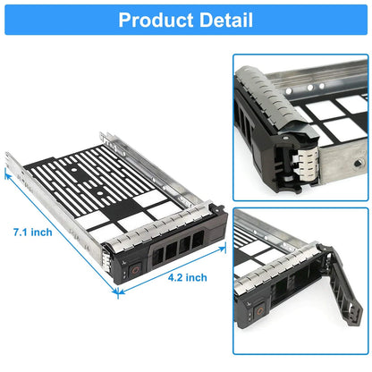 YEECHUN (5 Pack) 3.5" SAS SATA Hard Drive Tray Caddy Replacement 5 PACK