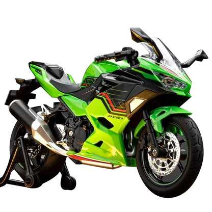 1/12 Scale Alloy+PC For Kawasaki Ninja 400 Motorcycle Model Finished Decoration
