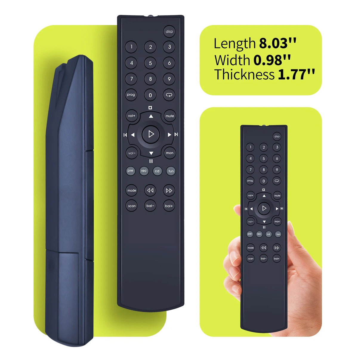 For Naim Narcom 5 Remote Control Compatible with Naim CD Players and Amplifiers