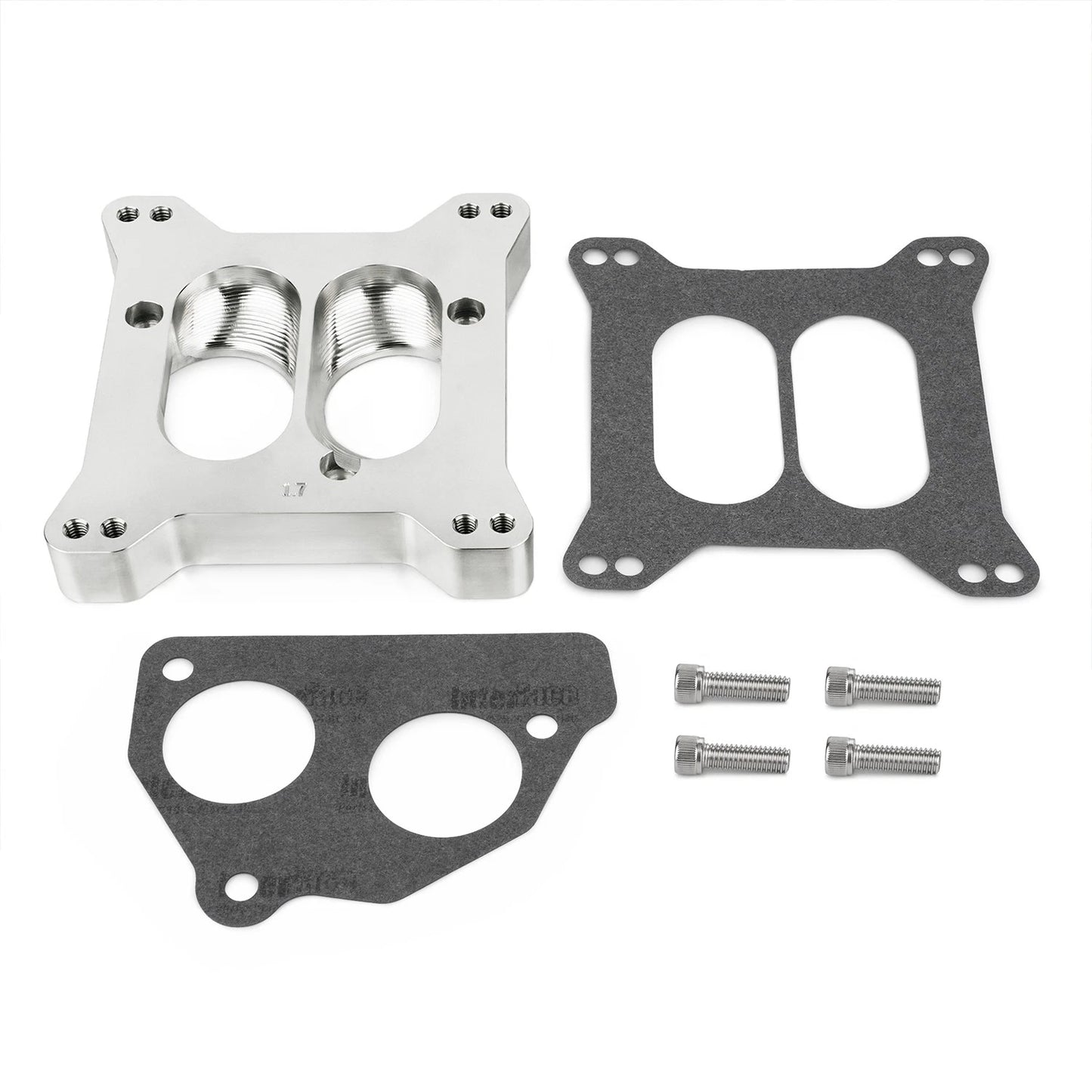 1.7" Dual Plane Carburetor Adapter for TBI Intake Manifold For Holley& Edelbrock