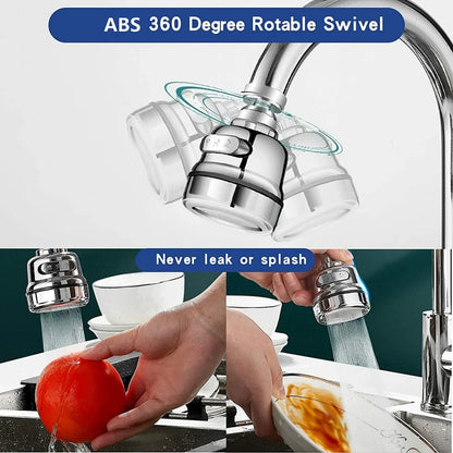 Universal Faucet Nozzle 360° Rotating with M22 M24 Adapter for Kitchen Sink Tap