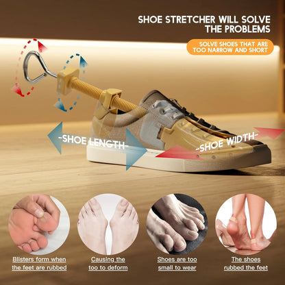JJDPARTS Shoe Stretcher Women and Men,Pair L S, L (for Men Size Us 8-13)