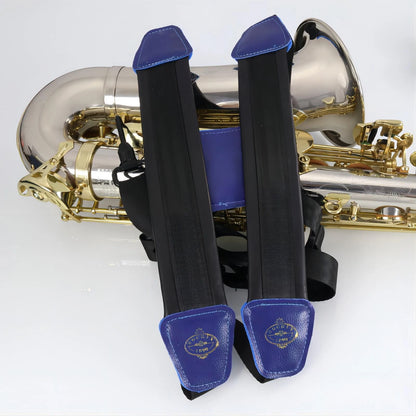Saxophone Sax Black Double Shoulder Strap for Baritone middle size, black