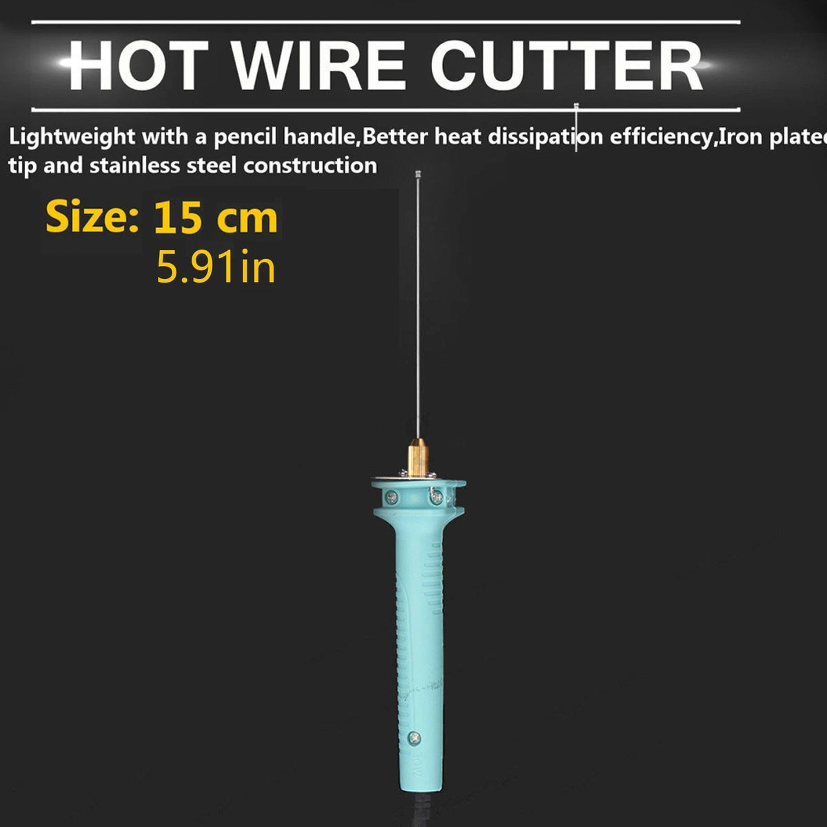 Wire Foam Cutters Knife Electric Styrofoam Cutting Pen Hand Tools 15CM qq