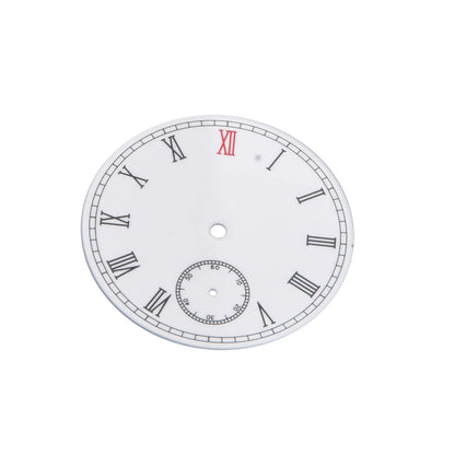 38.9mm Steel Large Roman Numerals Watch Dial Plate For Seagull ST3620 ETA 6498
