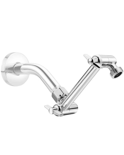 5 Inch Adjustable Shower Head Extension Arm, With Locking 5 inches, 1. Chrome