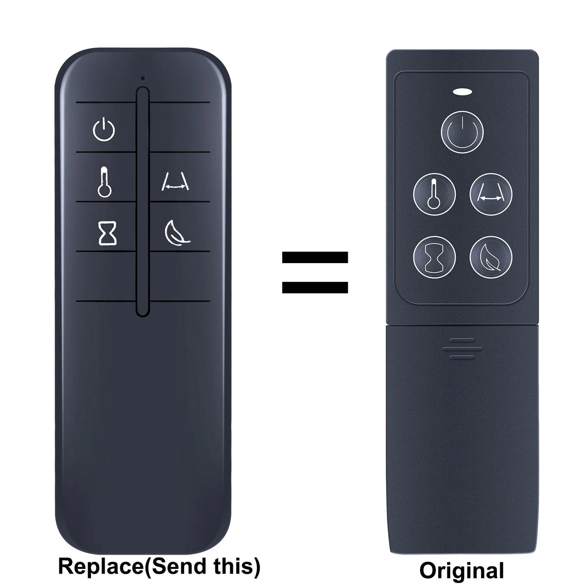 Replace Remote Control For Twin-Star Duraflame 10HM9275-M323 Electric Fireplace