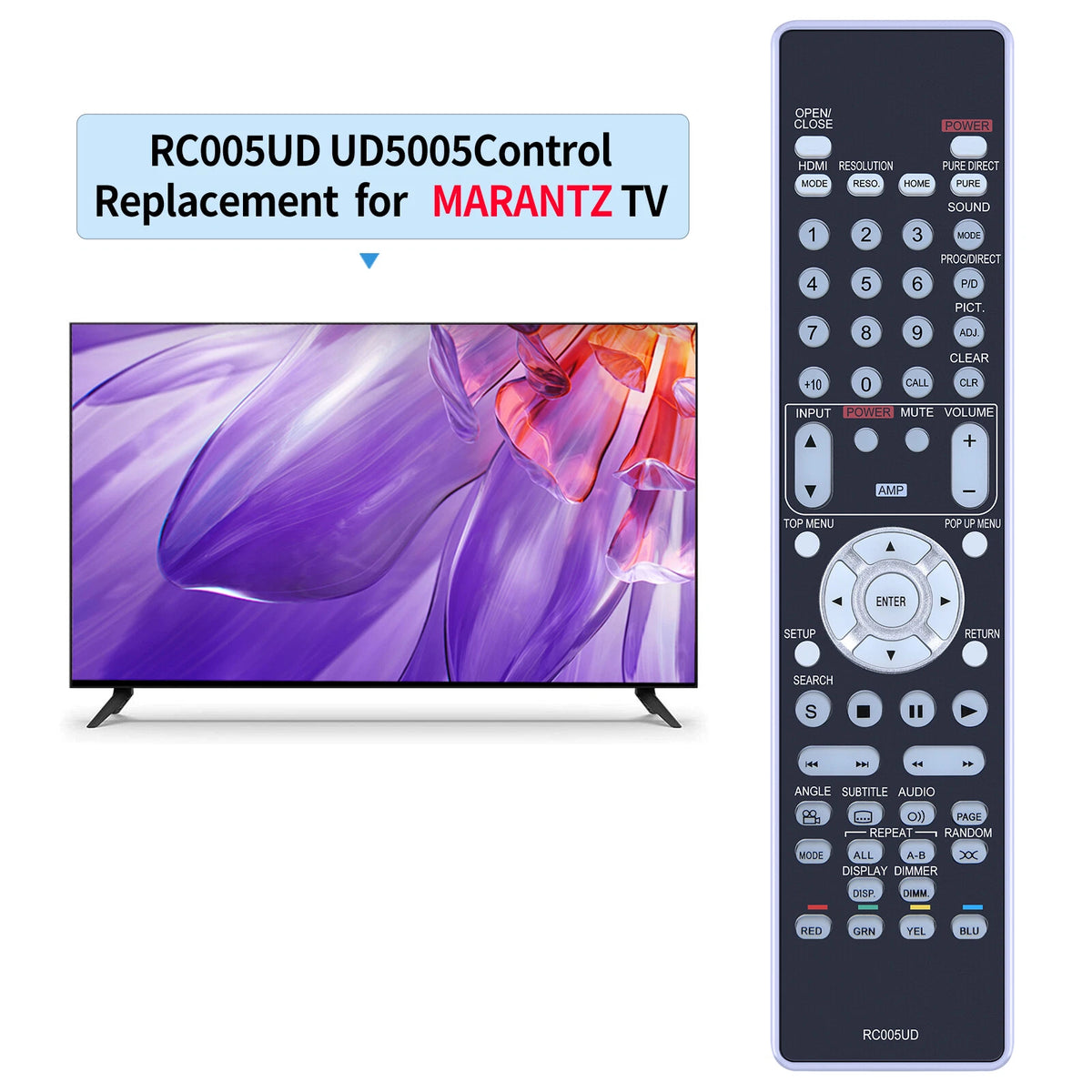 Replacement Remote Control For Marantz RC005UD UD5005