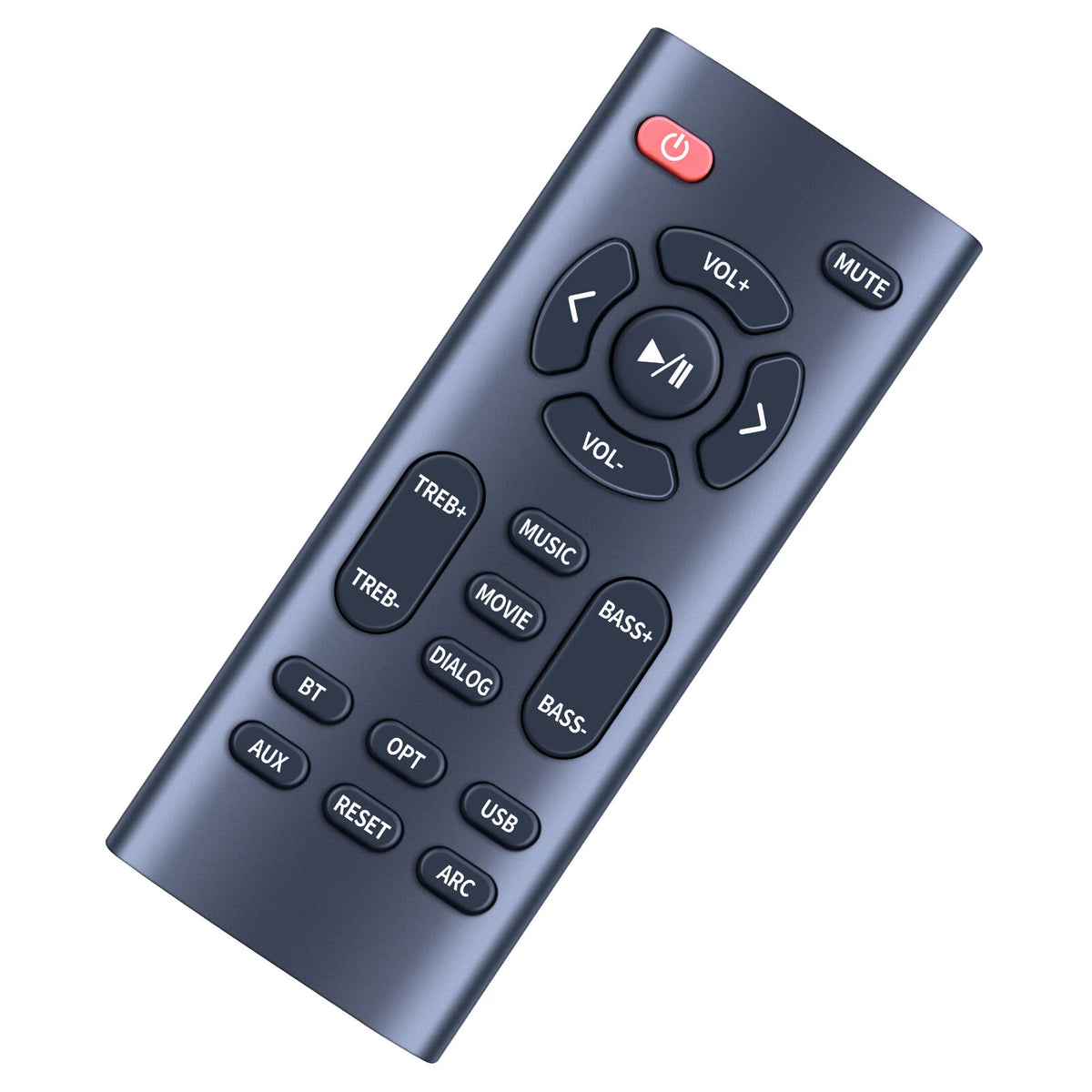 Replacement Remote Control For MEGACRA Sound Bar, BESTISAN 50 Watts Soundbar