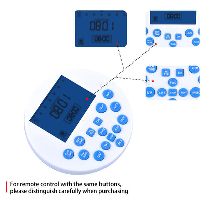 Remote Control For BobSweep Bobi Pet Robotic Vacuum Cleaner White