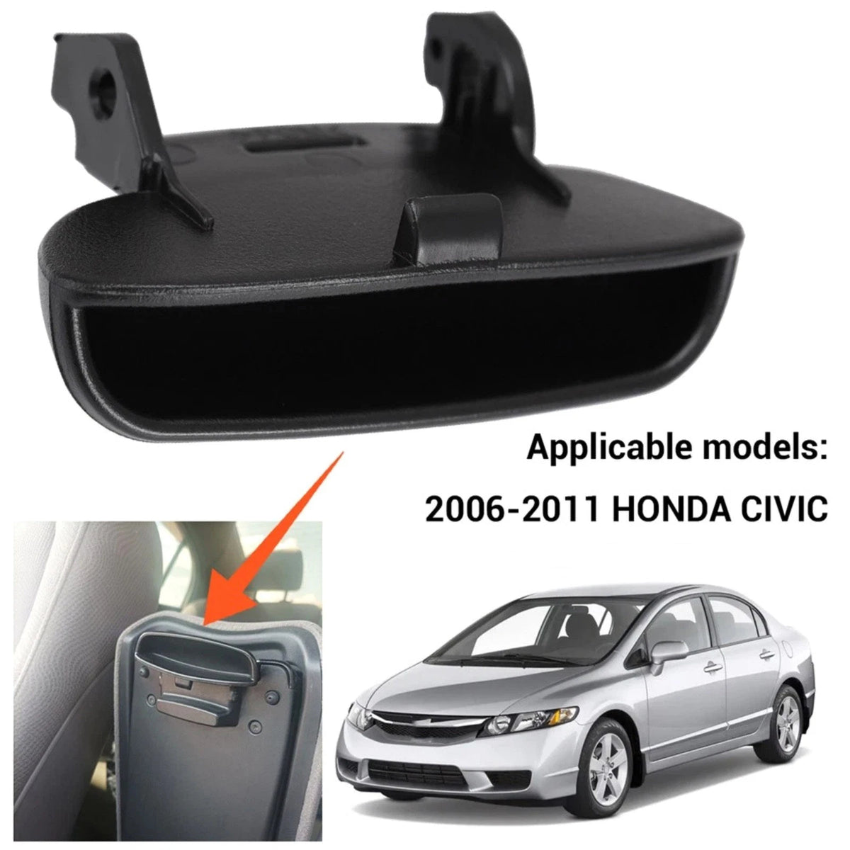 Durable Armrest Cover Lid Lock Center Console Latch Spring Pin For Honda Civic