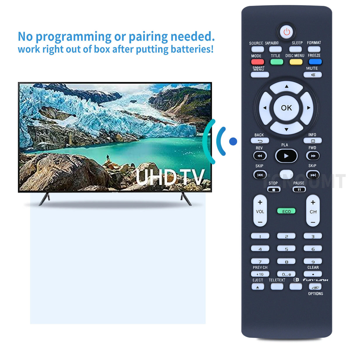NF805UD NF801UD NF804UD Remote Control For Magnavox TV 32MF339B/F7 42MF439B/F7