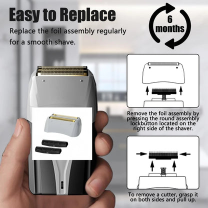 Foil Shaver Replacement Compatible with Model TS-1 TS-2 ADS-1107