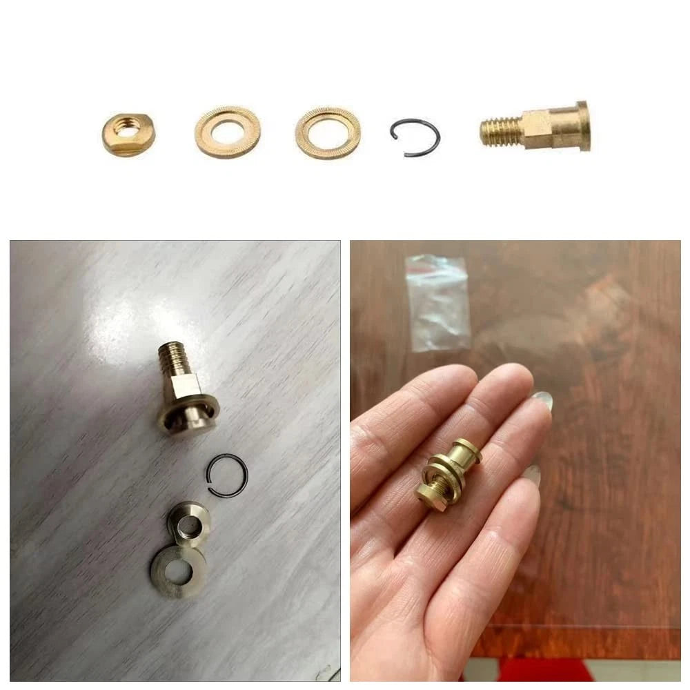 TorSor 3 Pack Tailor Scissors Pivot Bolt and Nut Replacement Central Copper
