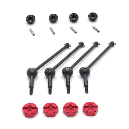 RC CVD Drive Shaft+Hex Adapter For WLtoys 1:14 144001 1/12 124017 124018 124019