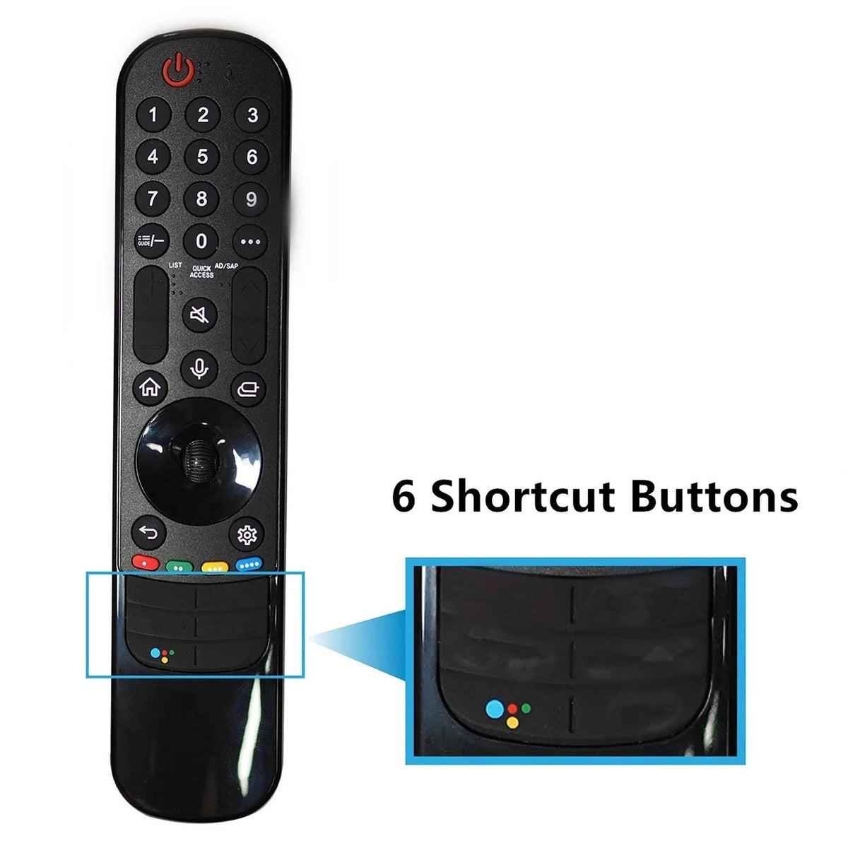 Voice Remote For LG TV MR22GA AKB76039902 OLED65C2SW 65UQ7570PUA 65UQ7590PUB